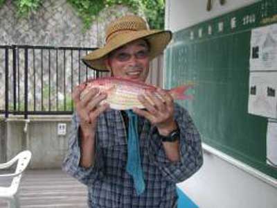 2009年7月18日（土）イトヨリダイの34cmを釣られました