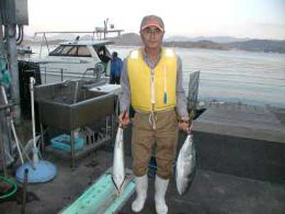 2009年11月6日（金）メジロの77cmを釣られました